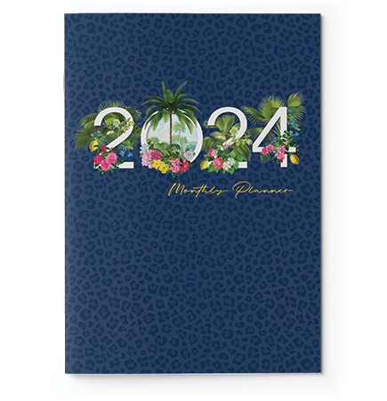 MACAROON ~ Personalised 2024 A4 Planning Book - 2024