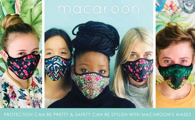Stylish Safety and Pretty Protection with Macaroon's Face Masks 