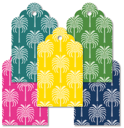 Tag Set - Palm Print