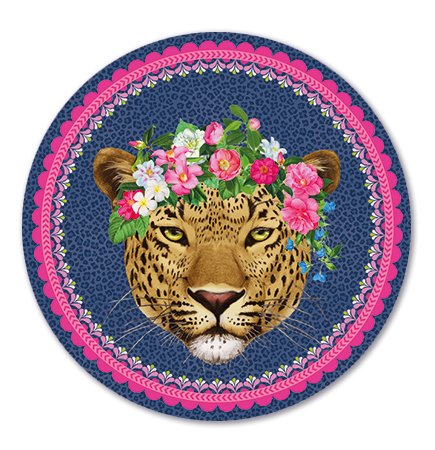 Licence Disc Sticker - Cape to Congo - Sapphire Wreath