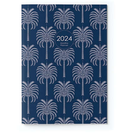 2024 A4 Planning Book - Palm Sapphire