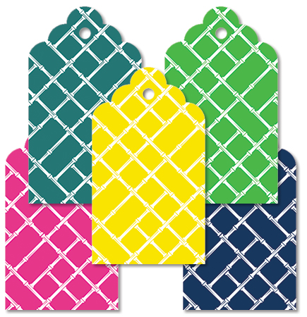 Tag Set - Tropical Trellis