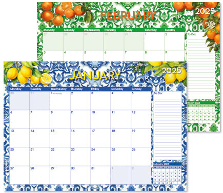 2025 Desk Calendar - Sicilian Citrus
