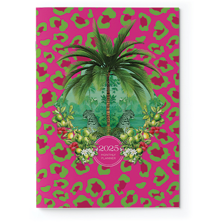 2025 A4 Planning Book - Leopard - Ruby