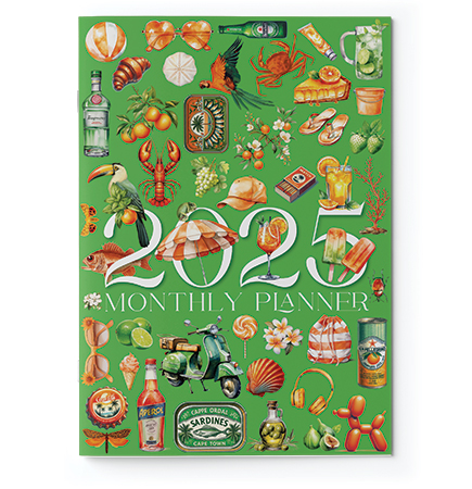 2025 A4 Planning Book - Aperol Shuffle