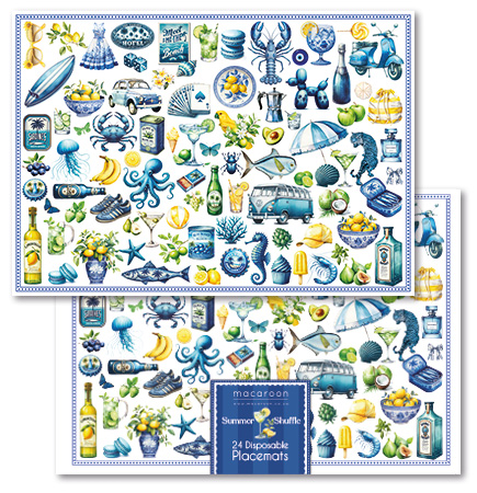 Disposable Placemats - Summer Shuffle