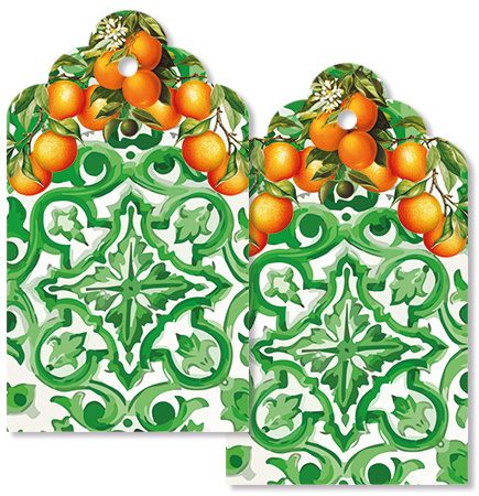 Tag Set - Sicilian Citrus Orange