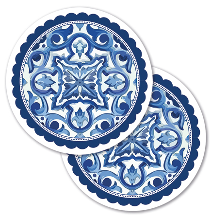 Disposable Coaster Set - Sicilian Citrus Blue - Search Results