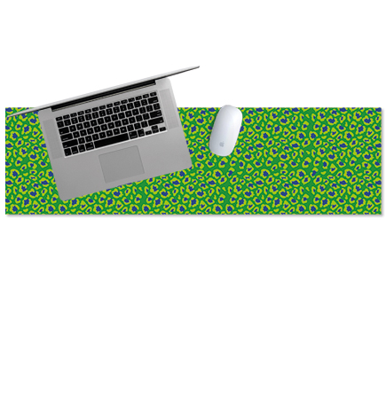 Designer Tech Strip / Desk Mat - Lumo Leopard Emerald - Search Results