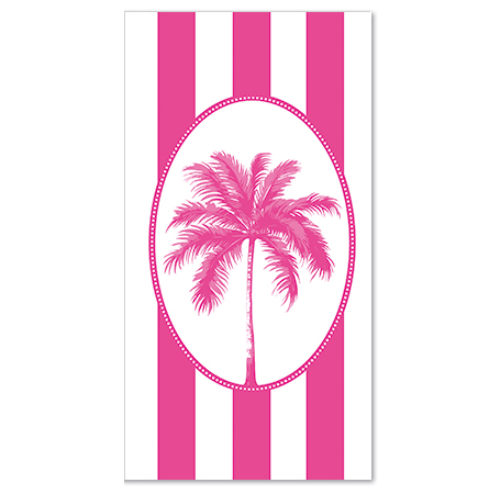 Disposable Slim Luxury Napkins - Palm - Pink - Search Results