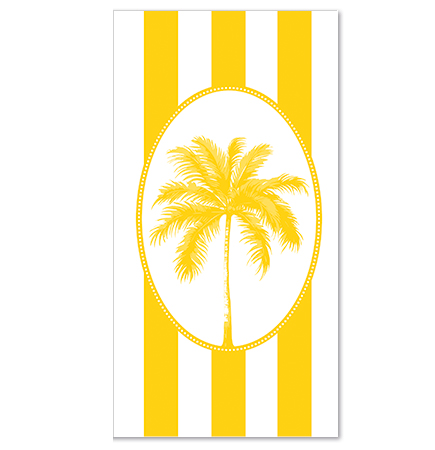 Disposable Slim Luxury Napkins - Palm - Yellow - Search Results
