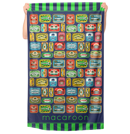 Luxury Beach Towel - Sun Soaked Sardines - Search Results