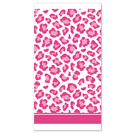 Disposable Slim Luxury Napkins - Leopard - Pink - Search Results