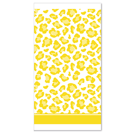 Disposable Slim Luxury Napkins - Leopard - Yellow - Search Results